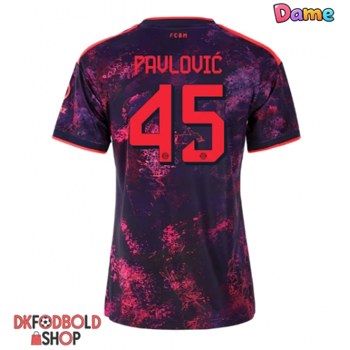 Bayern Munich Aleksandar Pavlovic #45 Tredje trøje Dame 2026-27 Kort ærmer